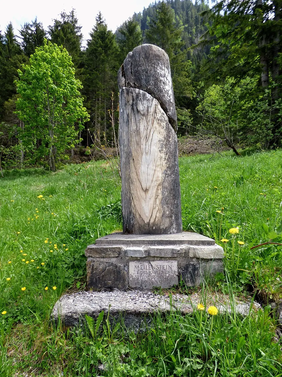 Meilenstein des Kaisers Septimius Severus