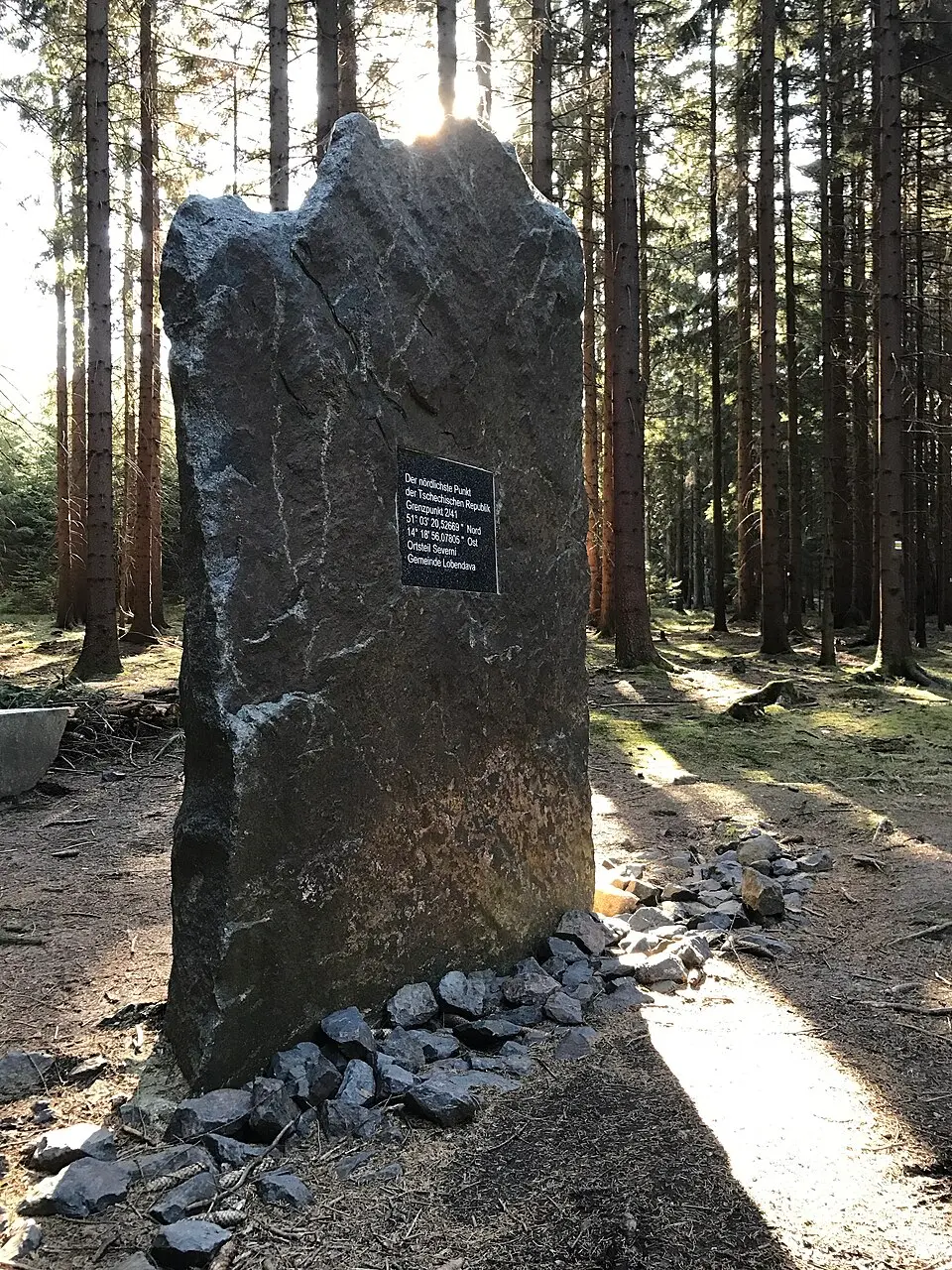nejsevernější bod Česka