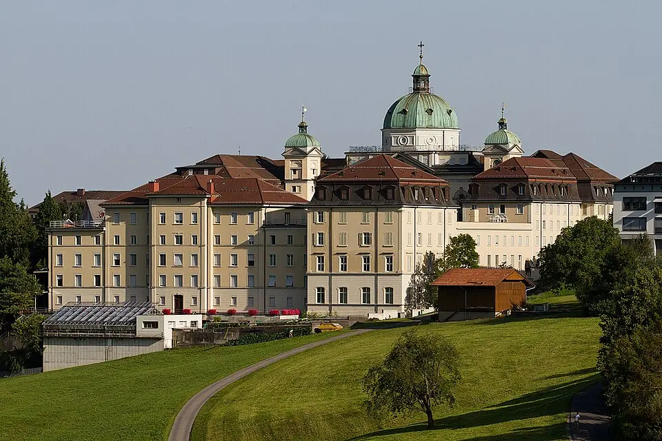 Congregation of the Sisters of the Holy Cross, total complex monastery with gardens, cemetery chapel and hermitage.