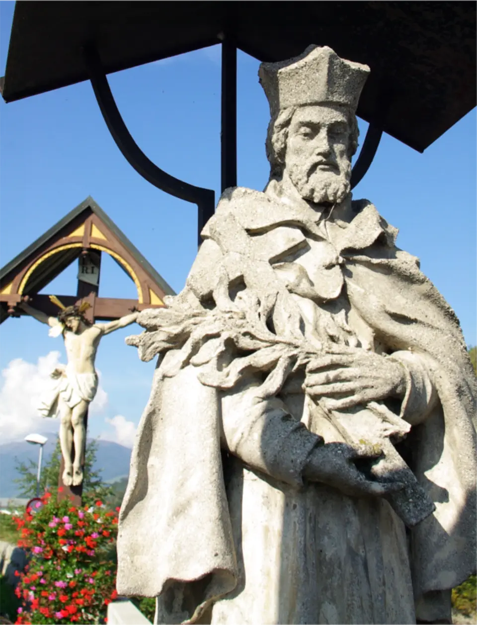 Figurenbildstock hl. Johannes Nepomuk