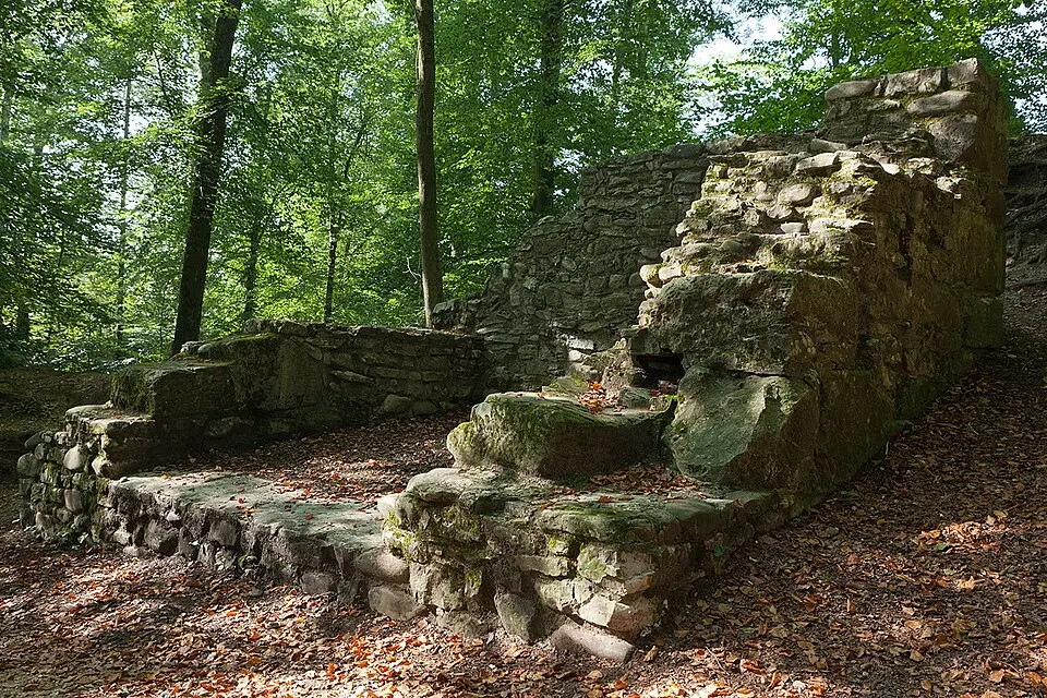 Riburg « Bürkli », camp fortifié romain sur le Rhin