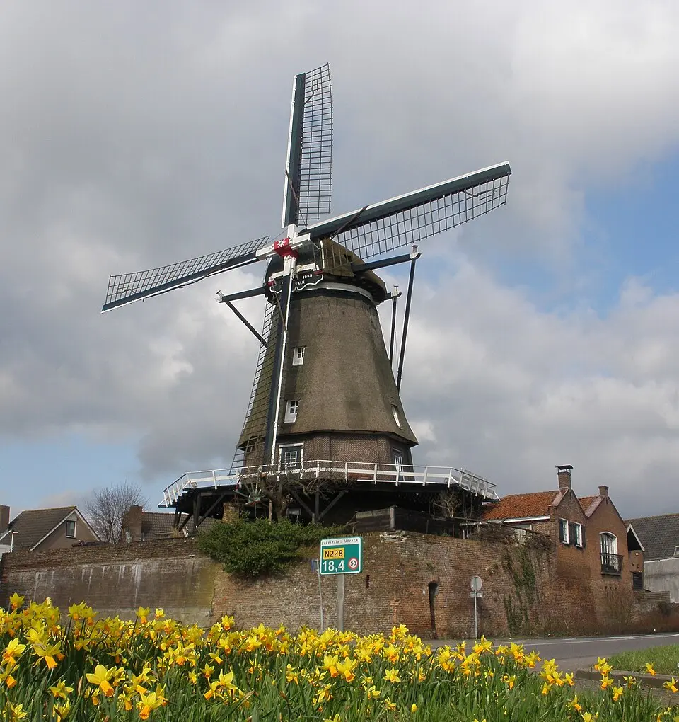 Overblijfselen van de stadsmuur van Montfoort