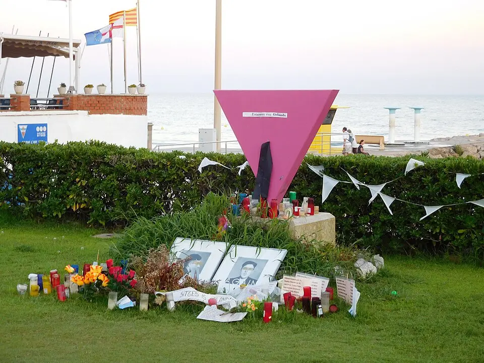 Monument against homophobia in Sitges