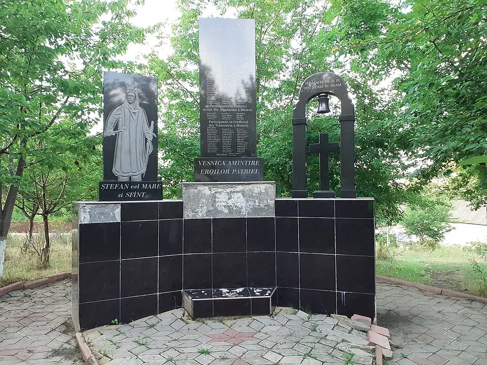 Monument în memoria consătenilor căzuți în 1941-1945