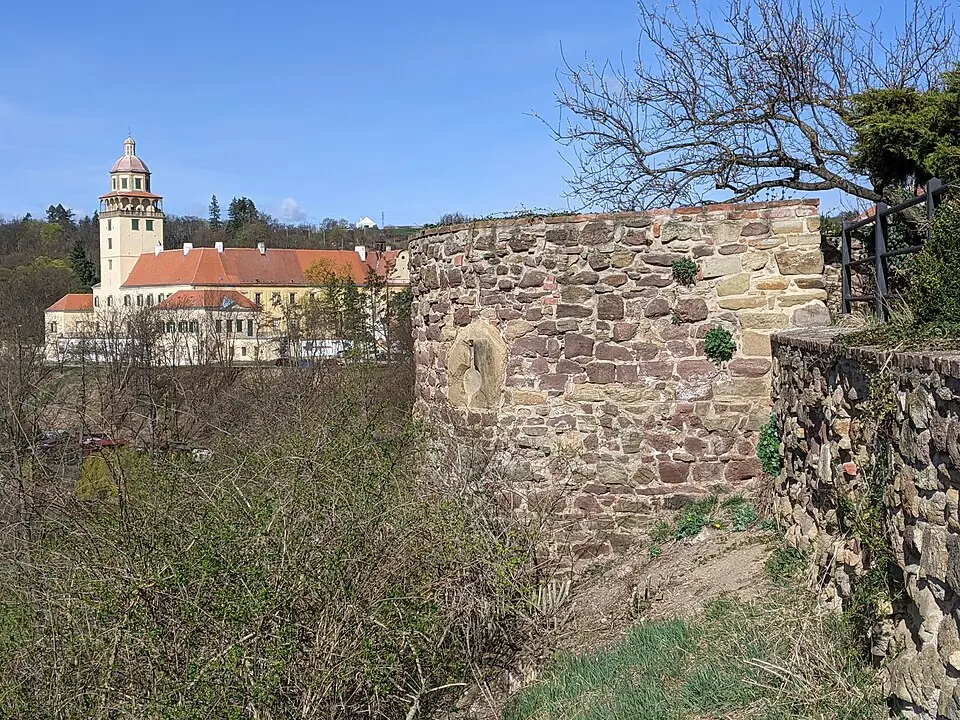 městské opevnění v Moravském Krumlově