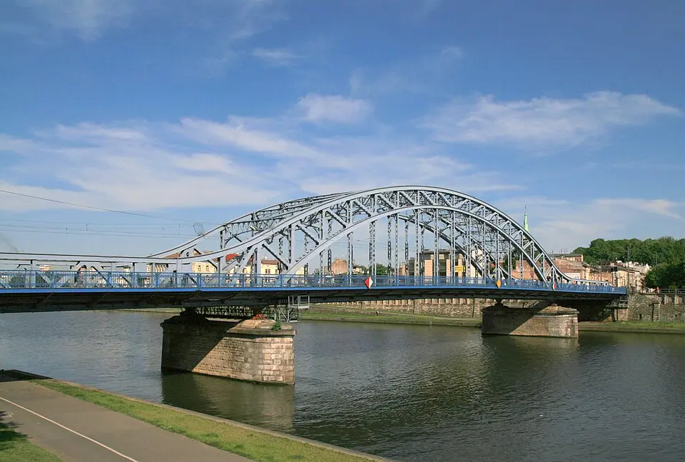 Piłsudski Bridge in Kraków