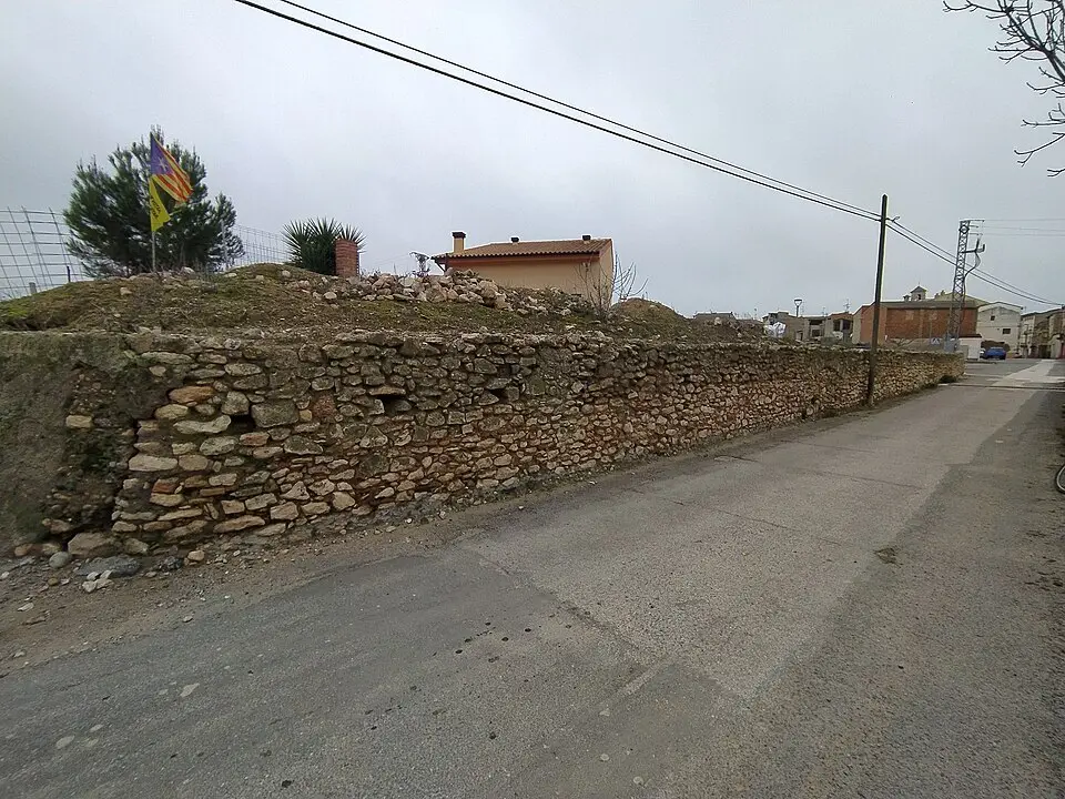 Restes de les muralles carlines de Benissanet