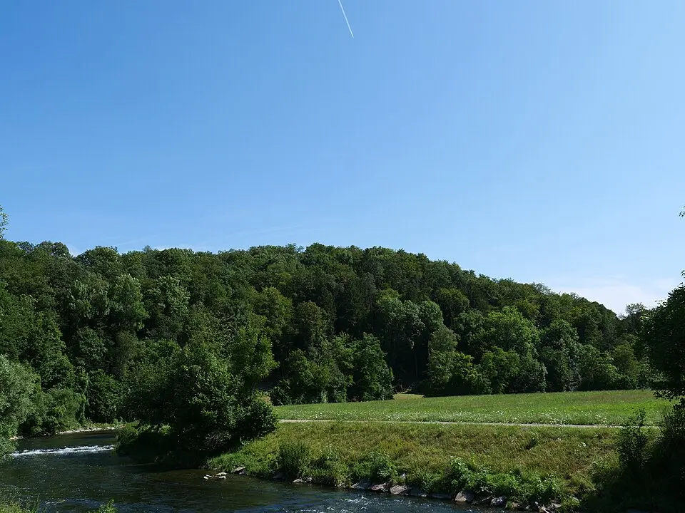 Mangoldsburg / Alte Burg inkl. Glattschlaufe, römische und frühmittelalterliche Höhensiedlung / möglicher Brückenstandort