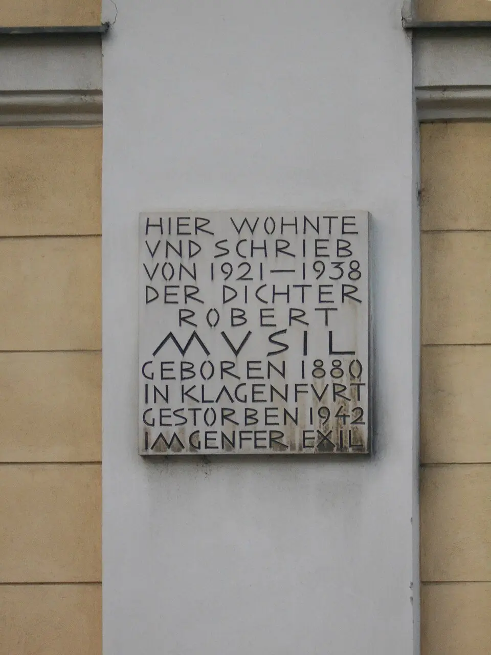 Gedenktafel für Robert Musil (Wien, Rasumofskygasse 20)
