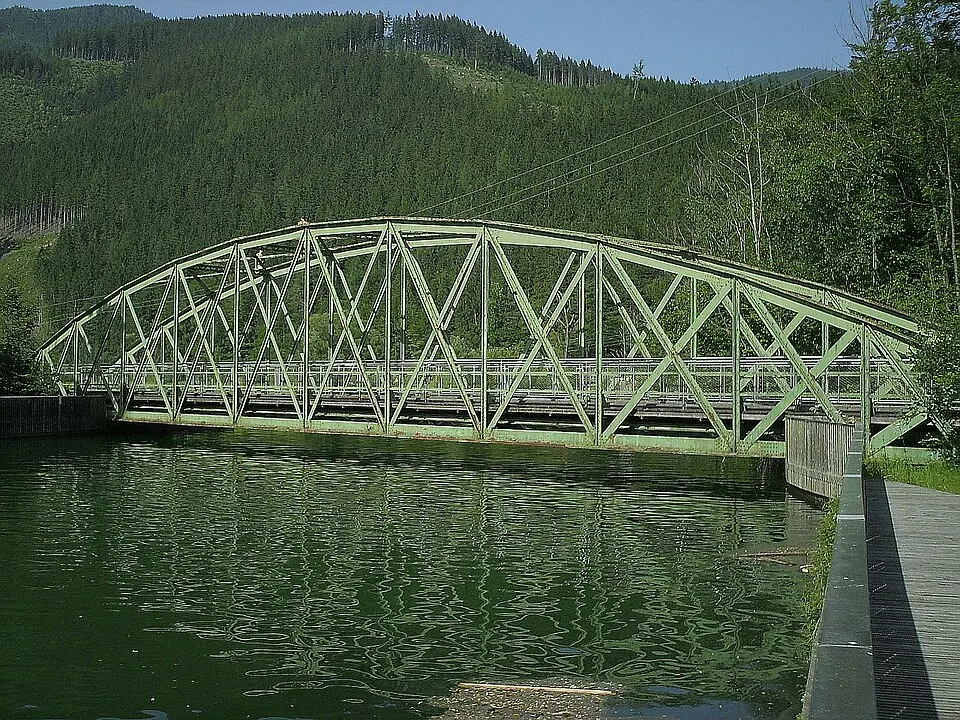 Eisenbahnbrücke „Au“ über die Mürz