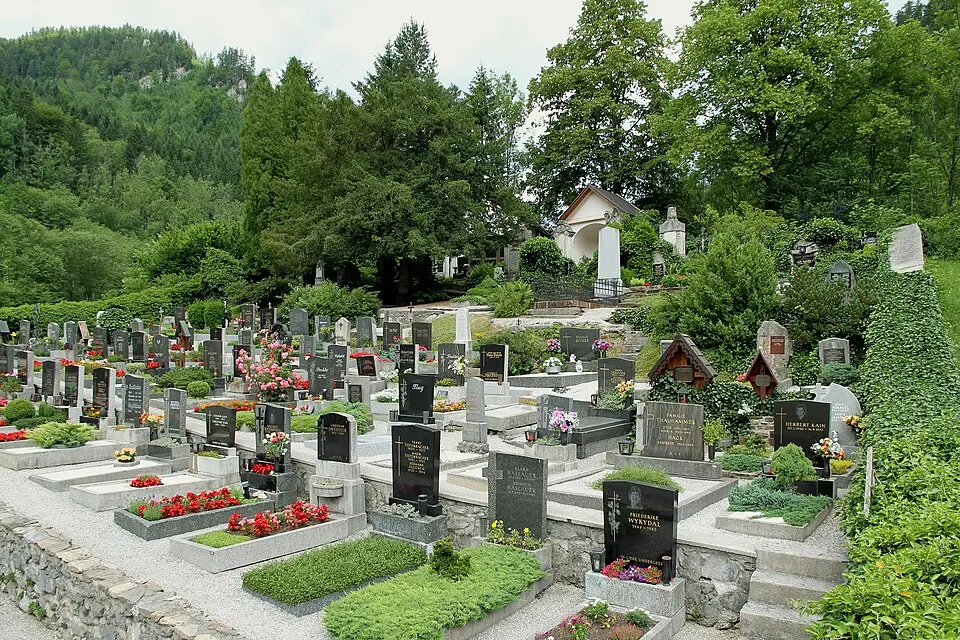 Obrázok: C.Stadler/Bwag · CC BY-SA 3.0 Evang. Friedhof mit Friedhofskapelle