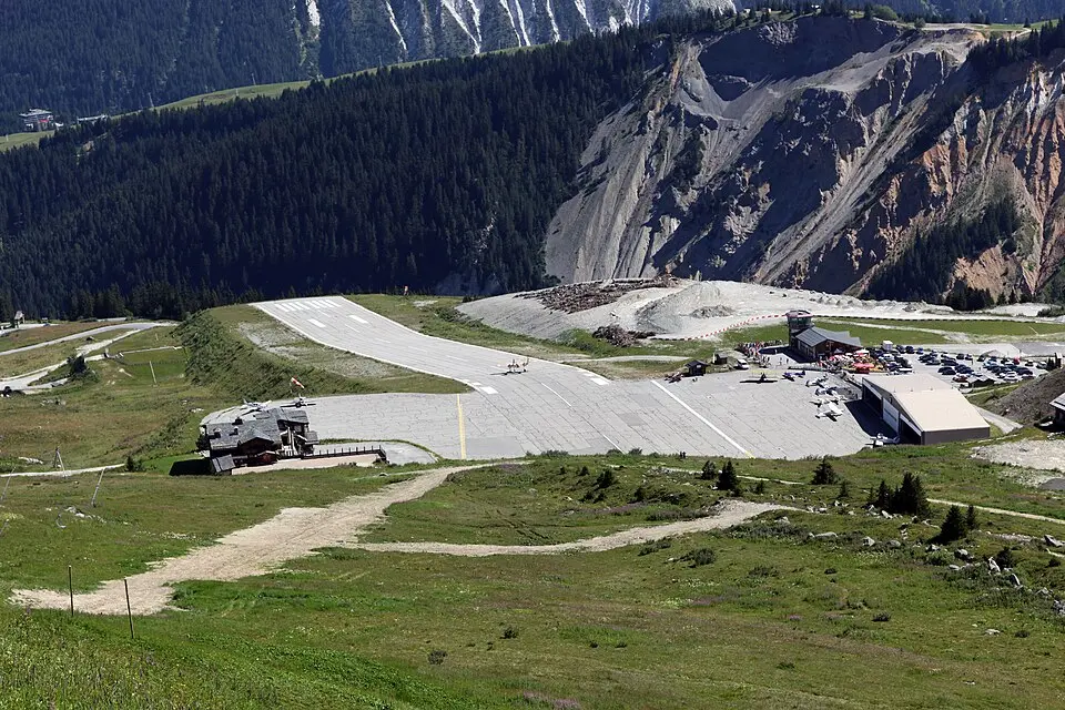 Flugplatz Courchevel