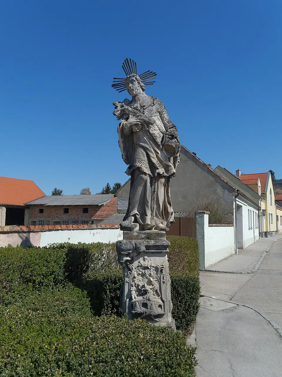 Figurenbildstock hl. Johannes Nepomuk