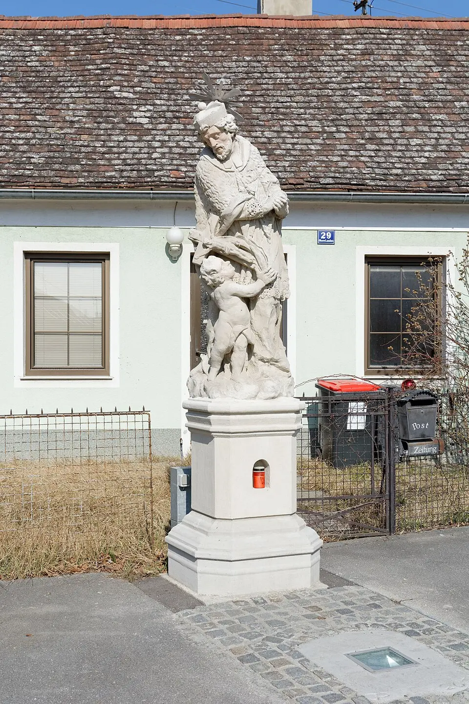Figurenbildstock hl. Johannes Nepomuk