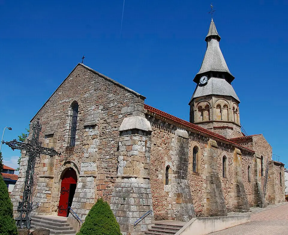 Image: DidierTais · CC BY-SA 3.0 Église Saint-Georges de Néris-les-Bains