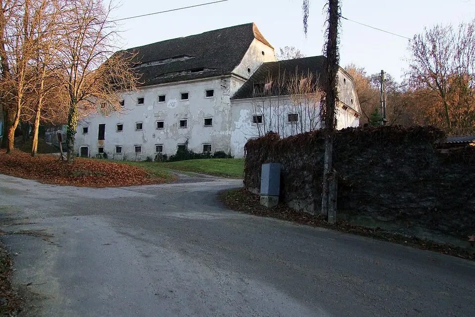 Schüttkasten des Schlosses