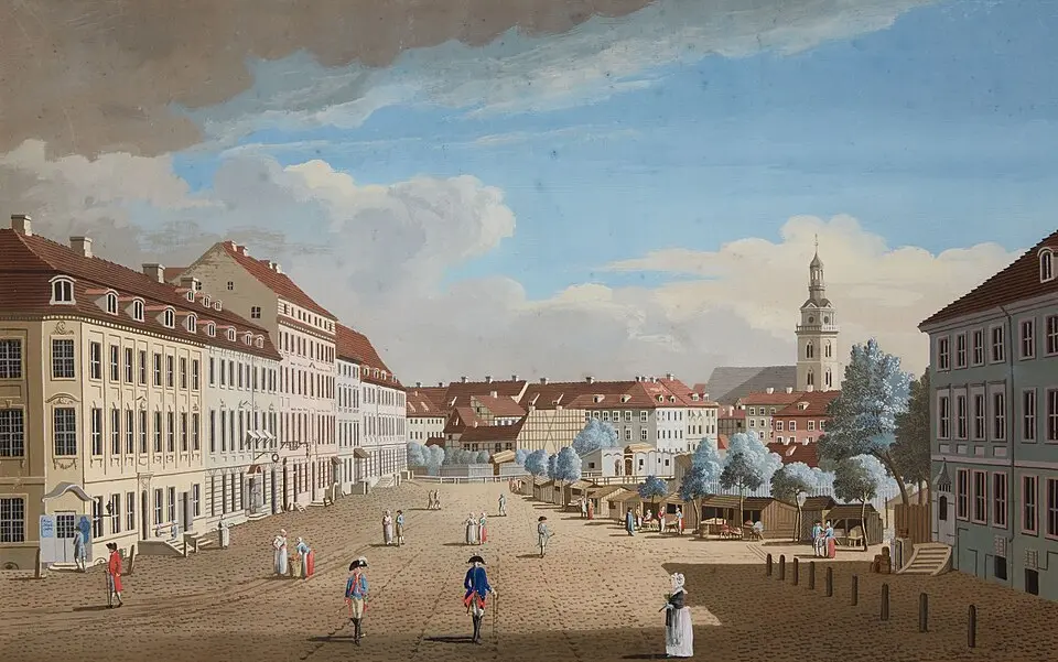 Kép: Johann August Ernst Niegelssohn (1757–1833) nach Johann Georg Rosenberg · Public domain Hackescher Markt