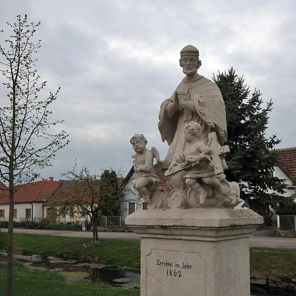 Figurenbildstock hl. Johannes Nepomuk