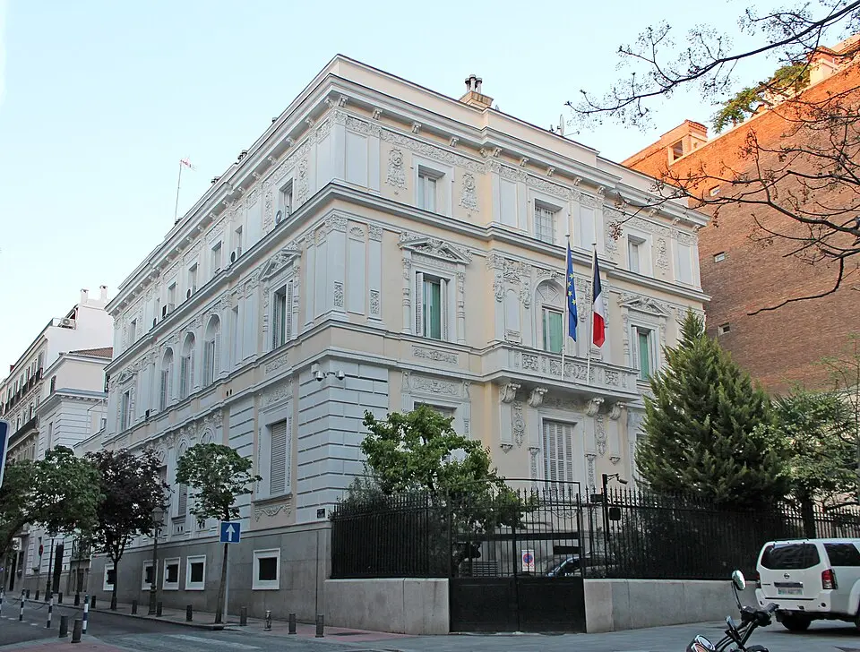 Building of Embassy of France in Madrid