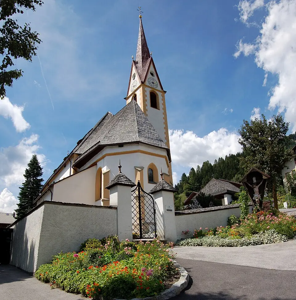 Slika: Michael Kranewitter, Vienna · CC BY 2.5 Pfarrkirche Nußdorf (Nußdorf-Debant)