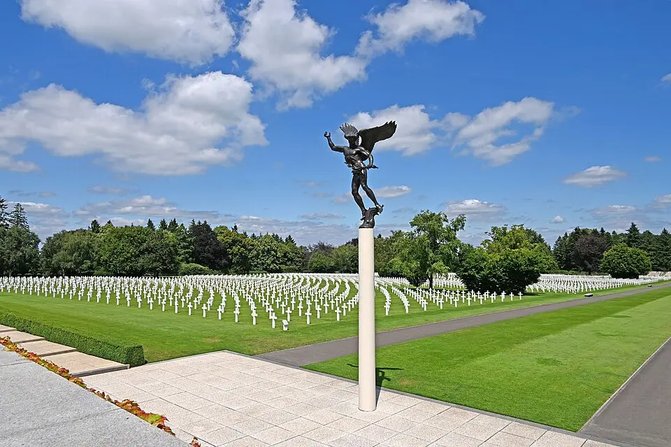 Bild: Thomas Hummel · CC BY-SA 4.0 Amerikanischer Soldatenfriedhof in Henri-Chapelle