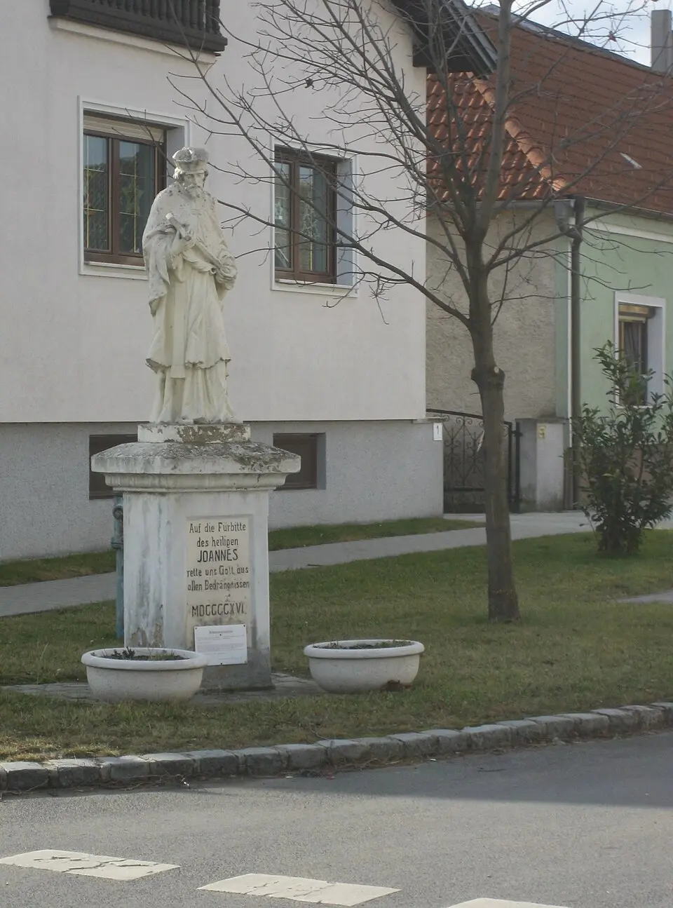 Figurenbildstock hl. Johannes Nepomuk