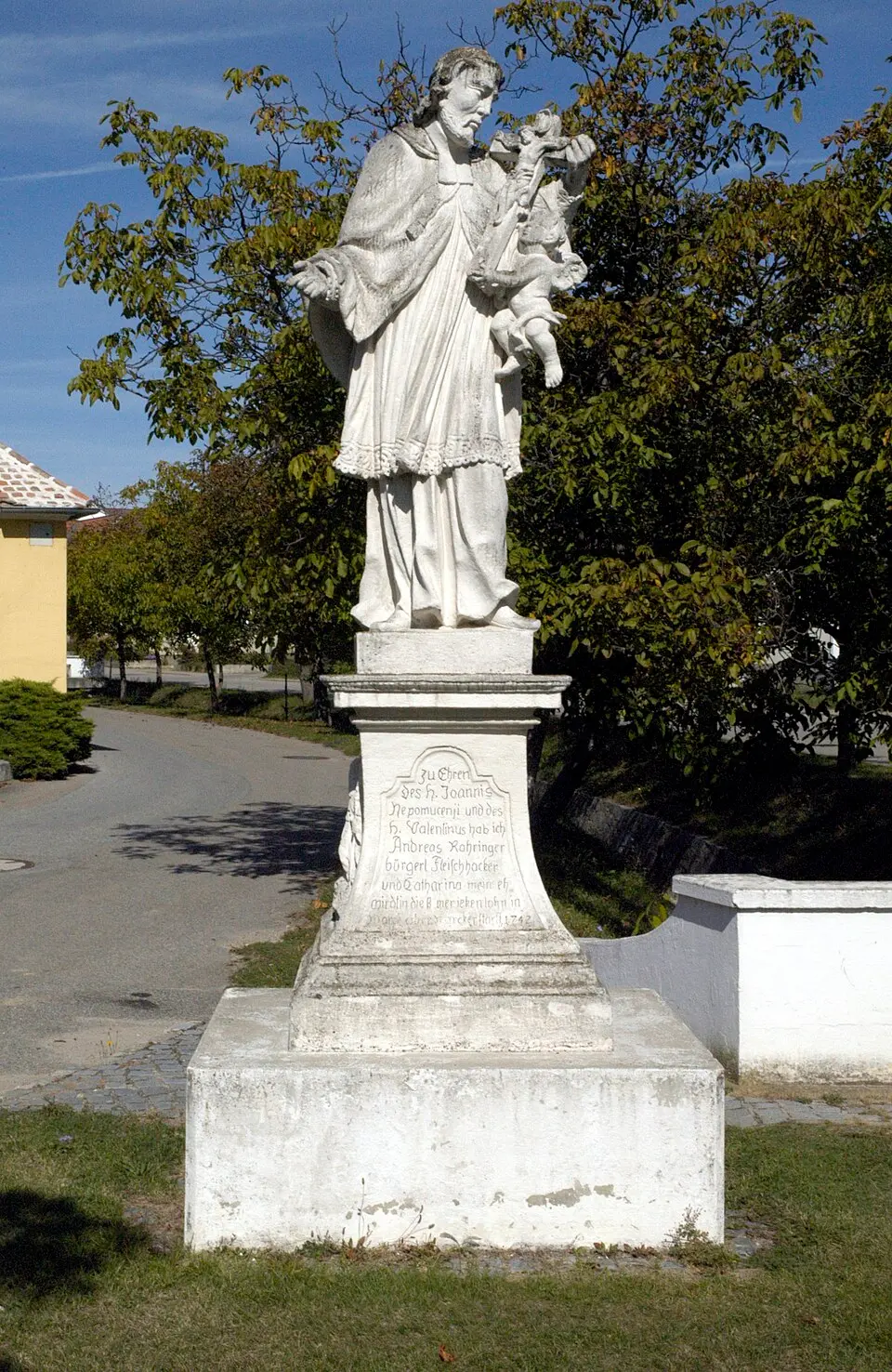 Figur heiliger Johannes Nepomuk