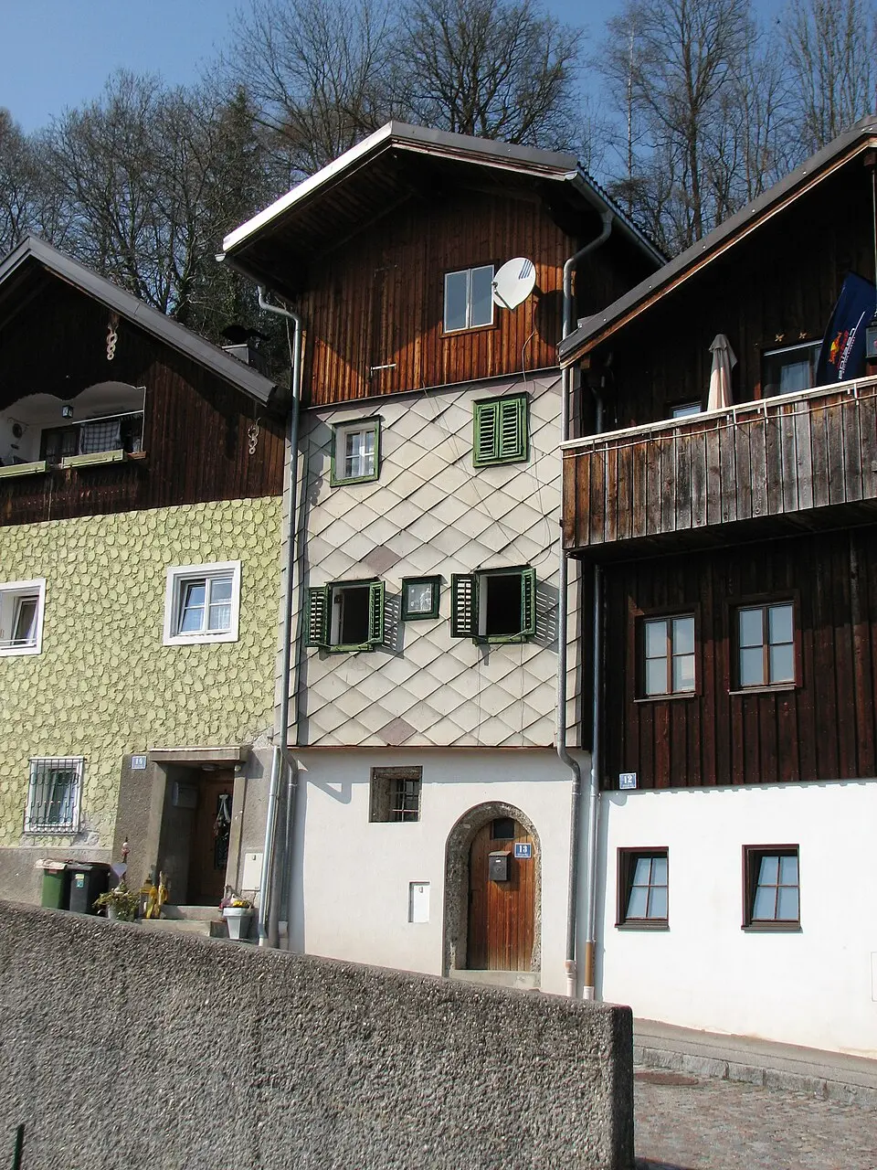Wohnhaus, sog. Krowaten- oder Taschlerhaus