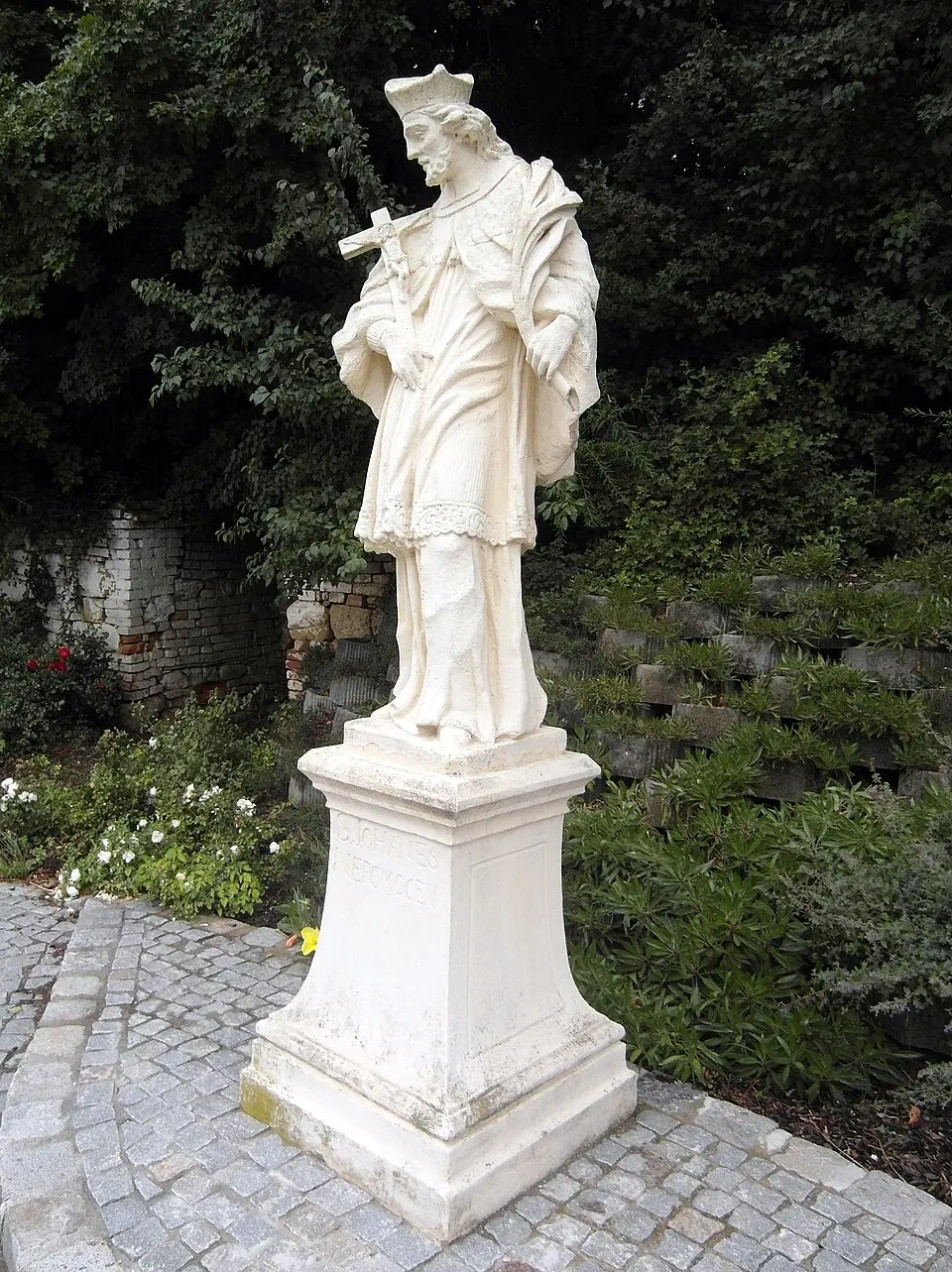 Slika: Naoag · CC BY-SA 3.0 Figurenbildstock hl. Johannes Nepomuk