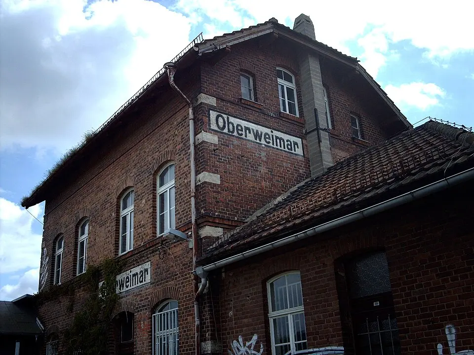 Oberweimar railway stop
