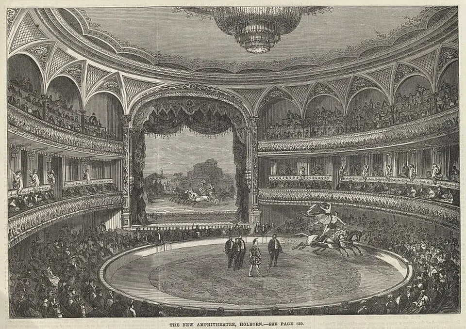 Obrázok: https://collections.vam.ac.uk/item/O1136836/print-h-beard-print-collection/ · Public domain Holborn Theatre