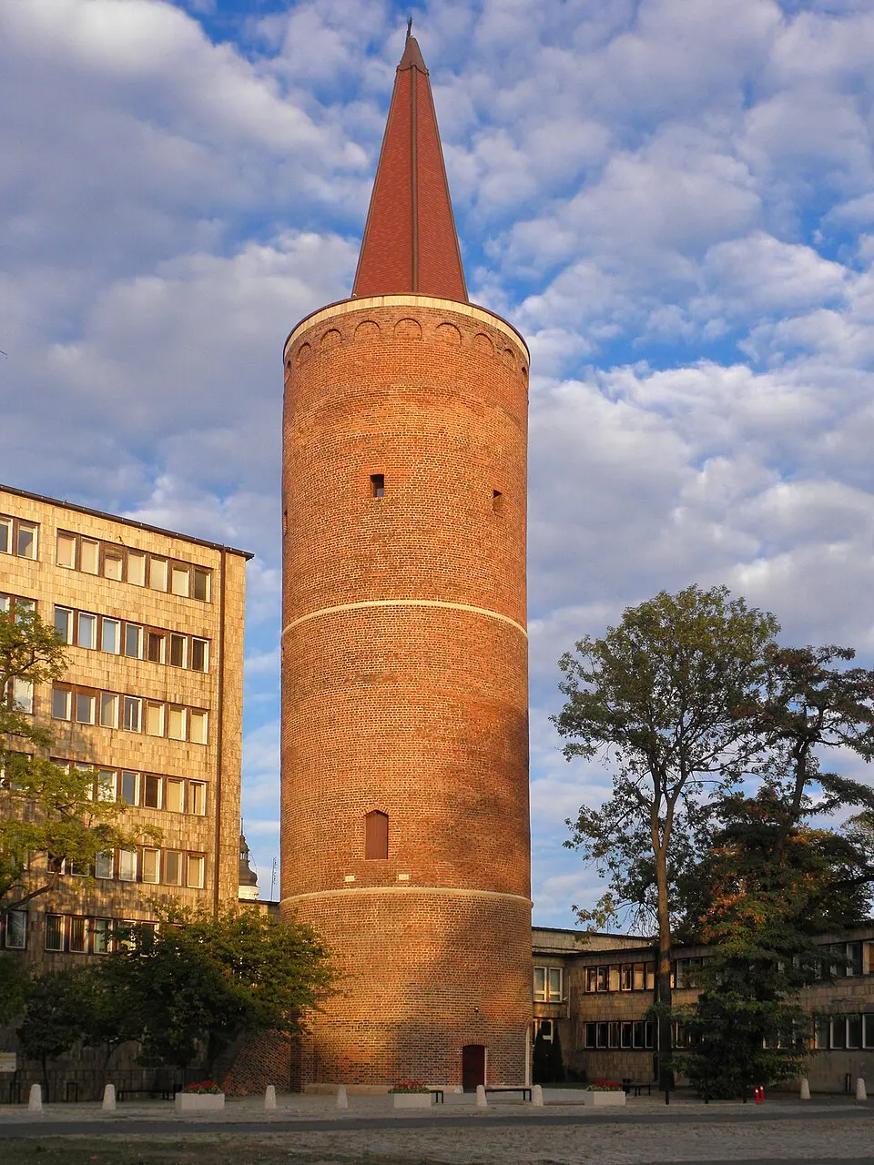 Wieża zamku piastowskiego Na Ostrówku