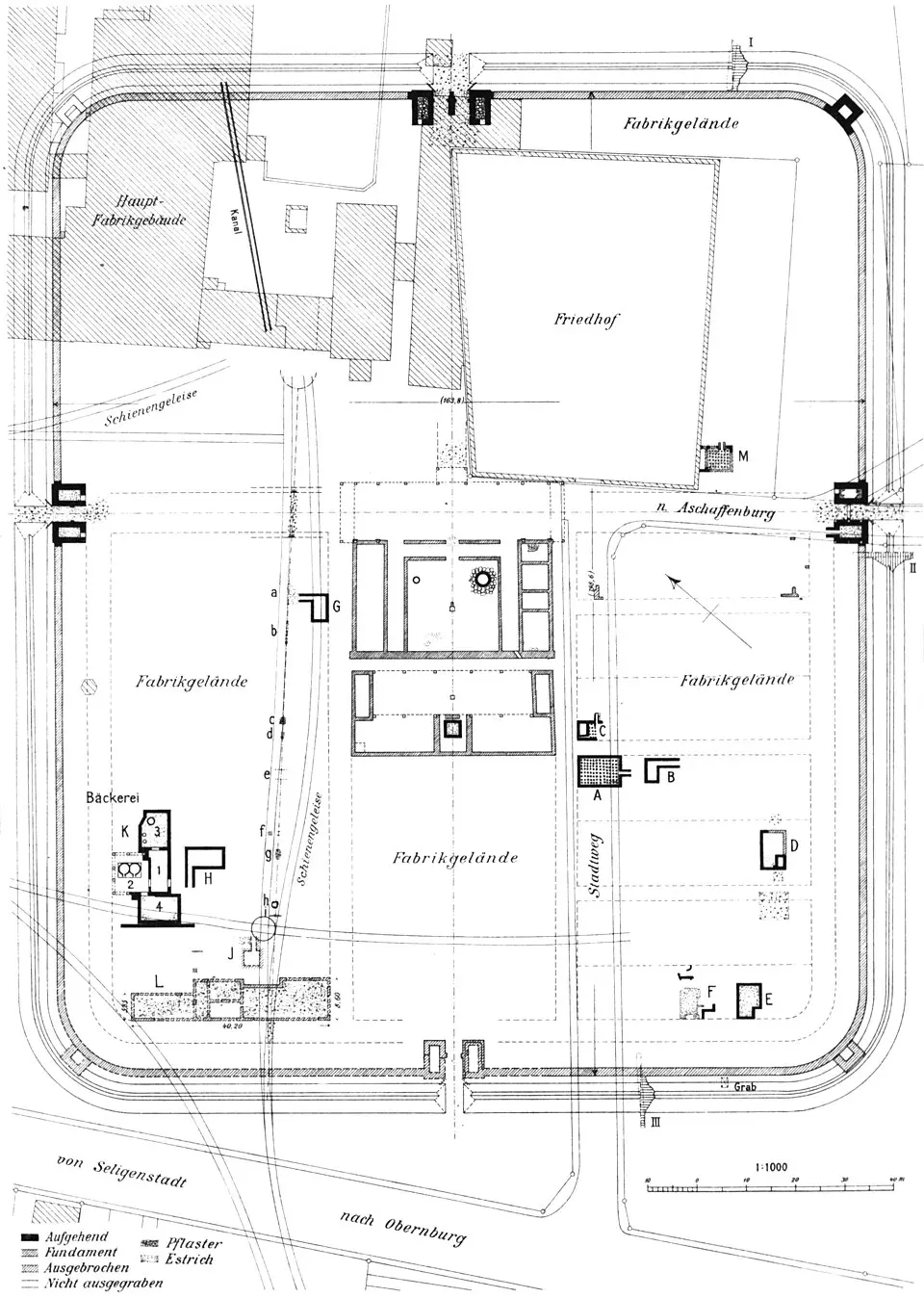 Slika: https://de.wikipedia.org/wiki/Kastell_Stockstadt · Public domain Kastell Stockstadt