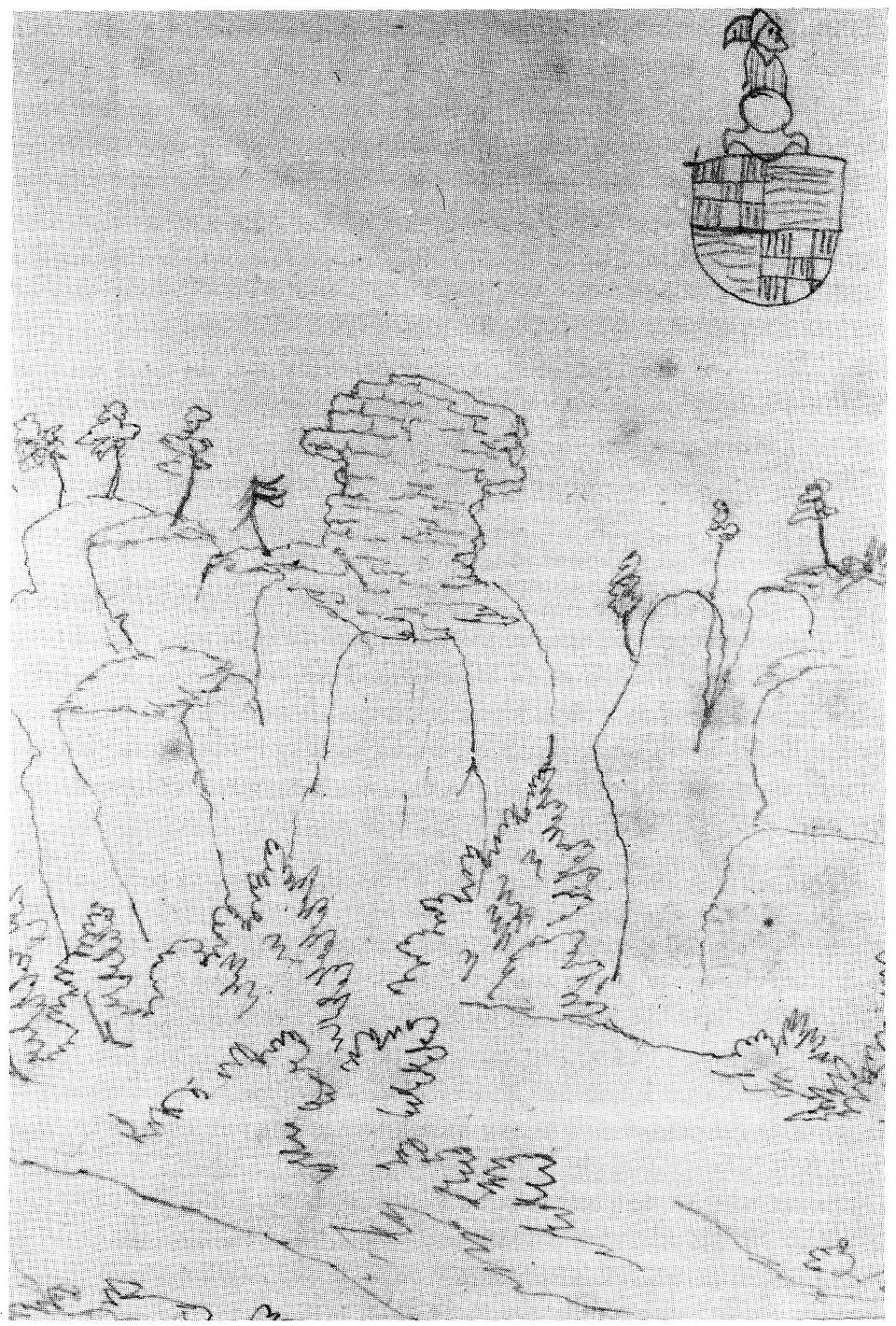 Image: Adam Friedrich Thomas Ostertag · Public domain Burgstall Arnstein (Weismain)