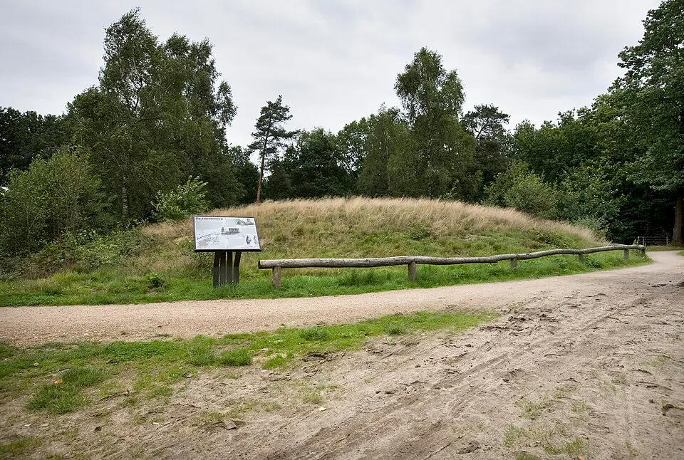 Terrein waarin 3 grafheuvels