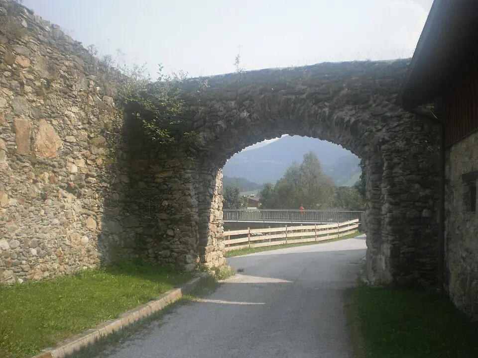 Teil der Mandlingpass-Anlage
