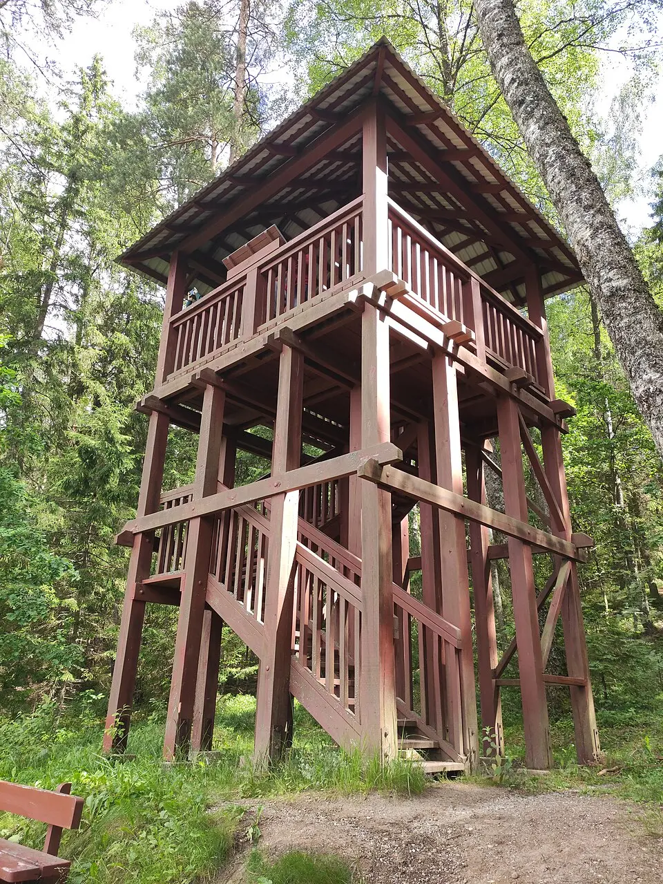 Rozhledna na stezce Paplatelė