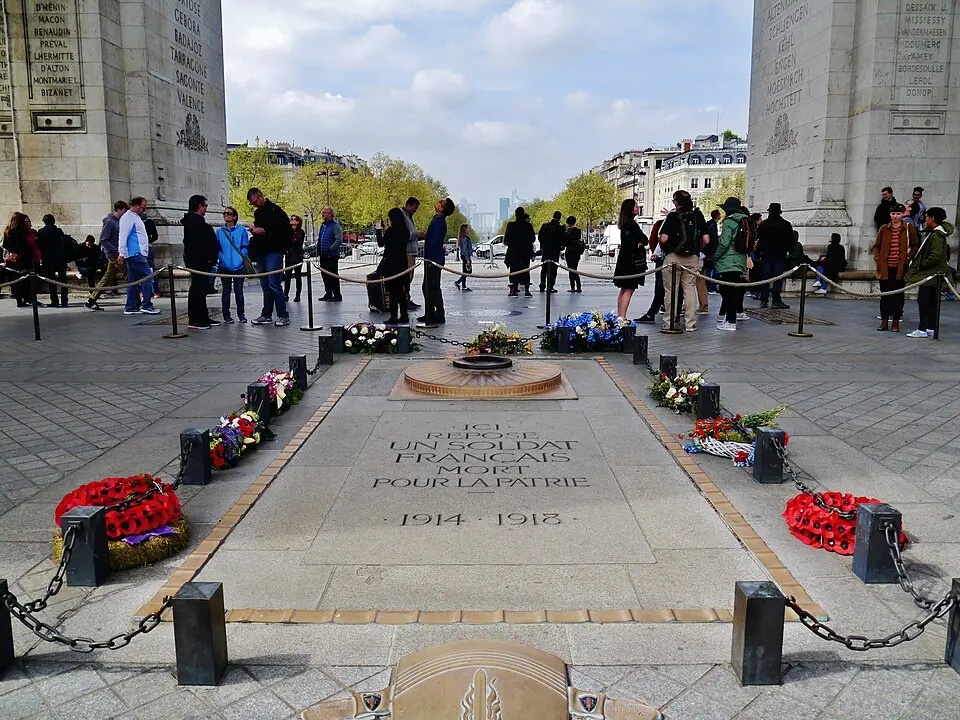 Tomb of the Unknown Soldier in Paris