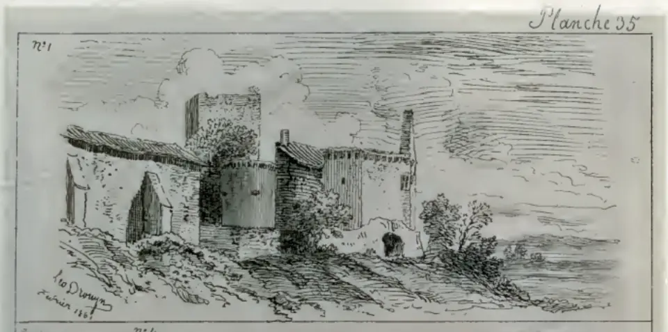 Obrázok: Léo Drouyn (1816-1896) · Public domain château de Malengin