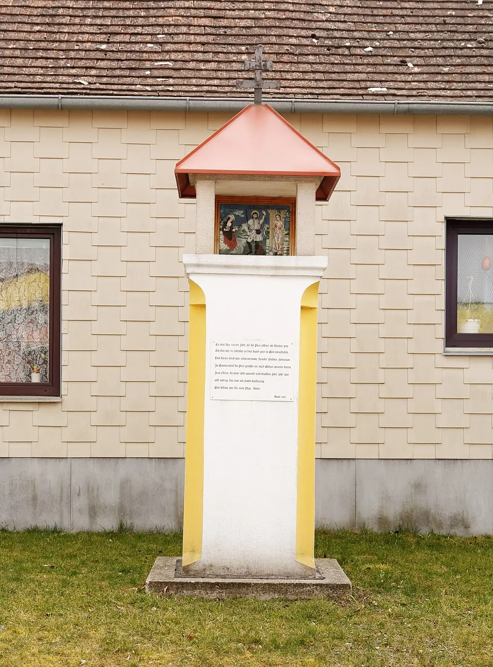 Bild: Robert Heilinger · CC BY-SA 3.0 Lichtsäule, sog. Pestkreuz