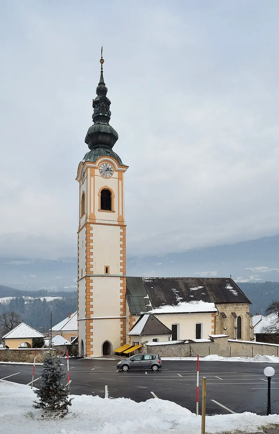 Image: Herzi Pinki · CC BY-SA 4.0 Pfarrkirche Feistritz an der Drau
