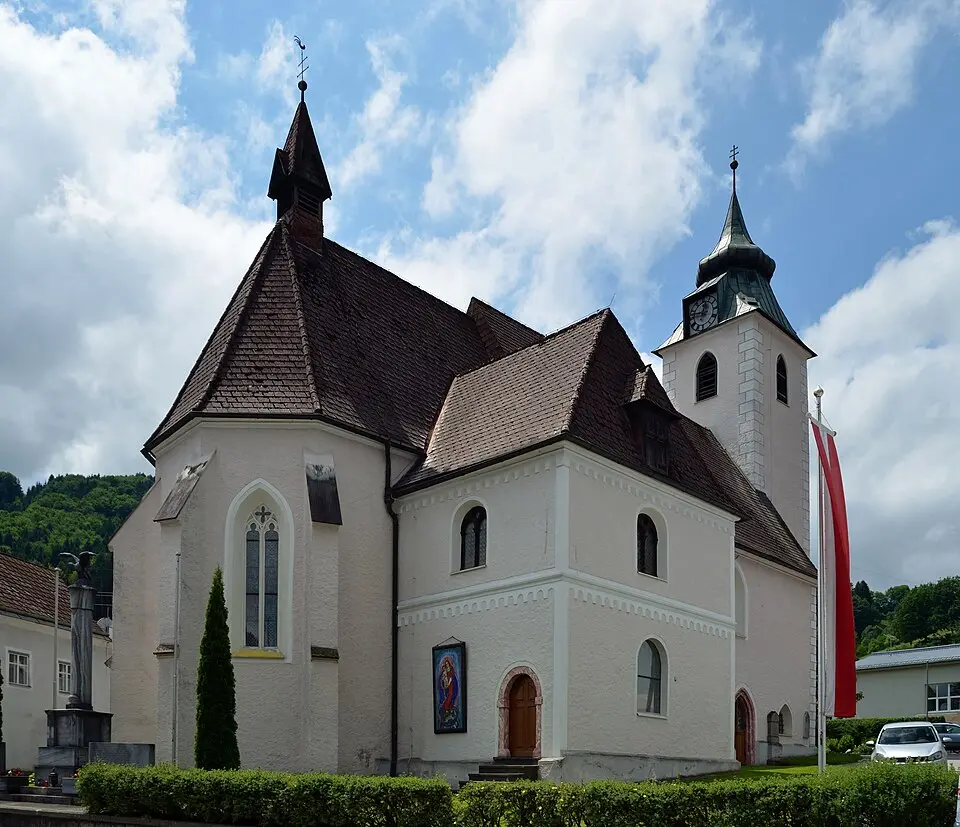 Kath. Pfarrkirche hl. Maria Unbefleckte Empfängnis, ehem. Wallfahrtskirche Maria am Moos