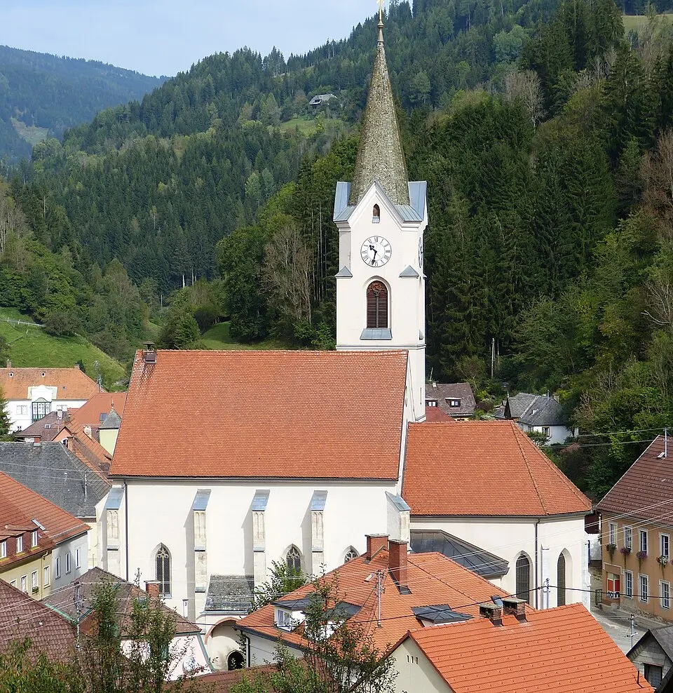 Slika: Niki.L · CC BY-SA 4.0 Pfarrkirche Hüttenberg