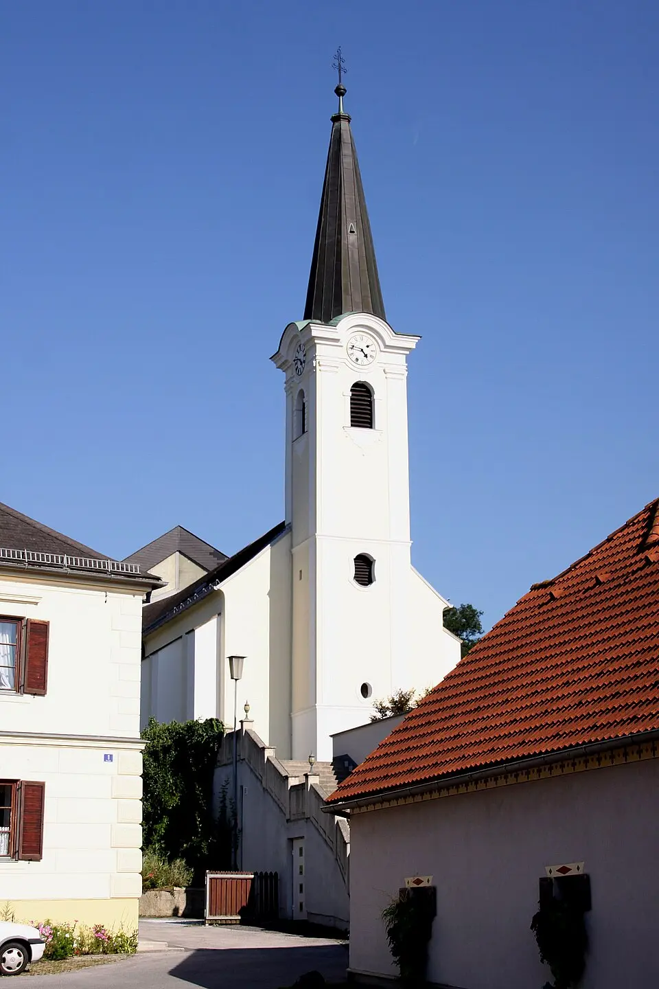 Slika: Steindy (talk) 00:26, 24 August 2010 (UTC) · CC BY-SA 3.0 Pfarrkirche Pilgersdorf