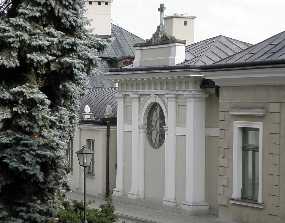 Image: Nutaj · CC BY-SA 3.0 PL Kaplica (na styku obu pałaców), Prymasa Stefana Wyszyńskiego 2 w Lublinie