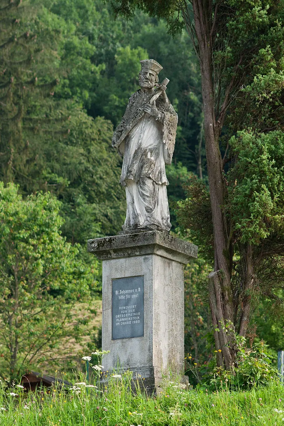 Figurenbildstock hl. Johannes Nepomuk