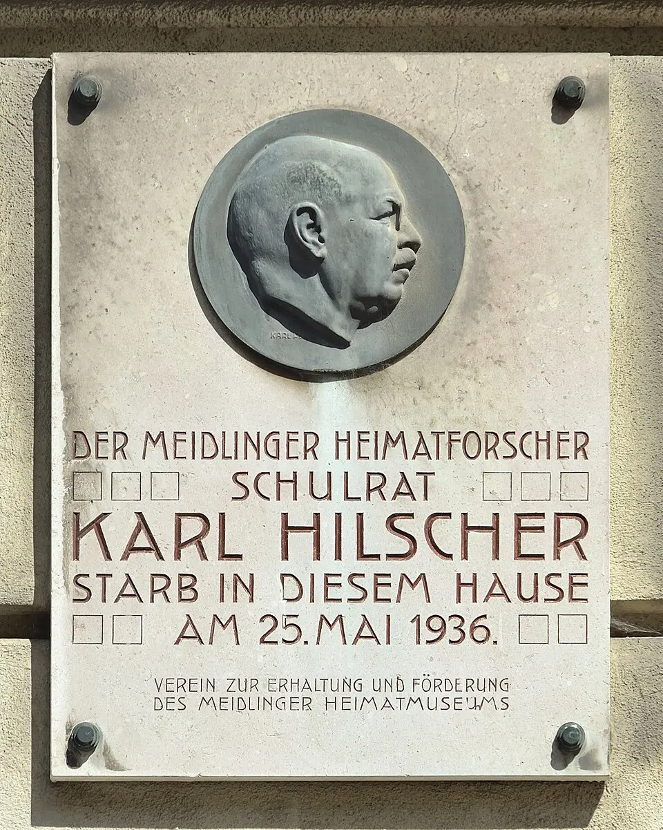 Gedenktafel für Karl Hilscher (Wien, Zenogasse 5)