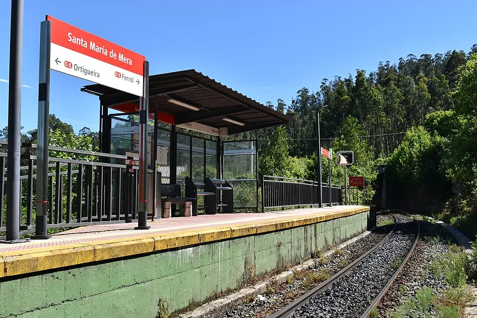 estación de Santa María de Mera