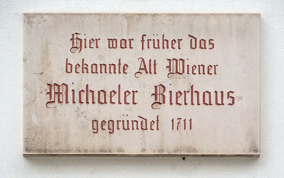 Gedenktafel für Michaeler Bierhaus (Wien, Reitschulgasse 4)