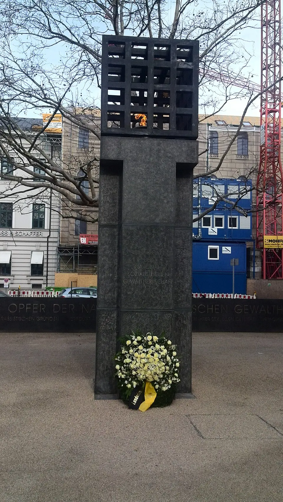 Image: Sharkmark (Diskussion) · CC BY-SA 3.0 DE Memorial to the victims of the Nazi tyrann